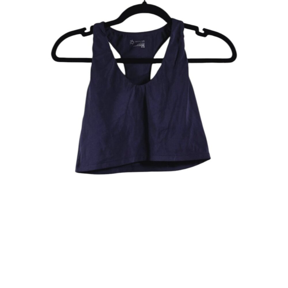 Offline by Aerie Size M Sports Bra Black